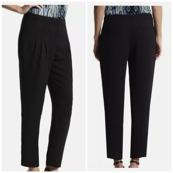 Derek Lam Pants - Derek Lam For Design Nation Pleated Black Ankle Length Pants Sz 10 NWT